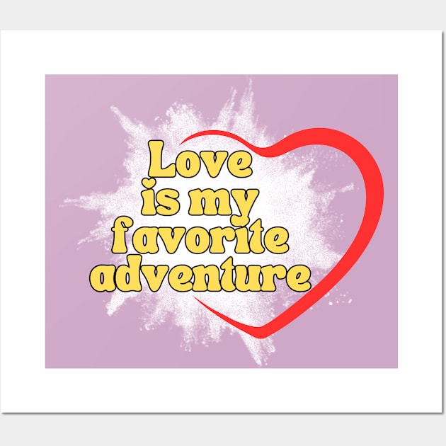 Valentine T-Shirts Wall Art by NC creations